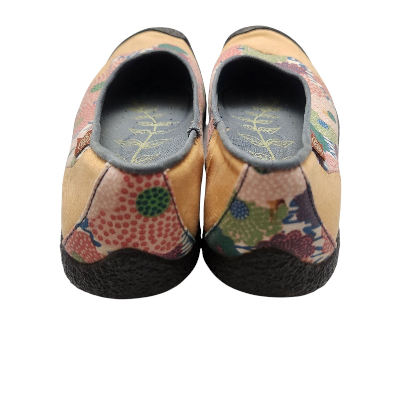 Ballerina Keen floreale piatta giallo blu Lancaster taglia 7