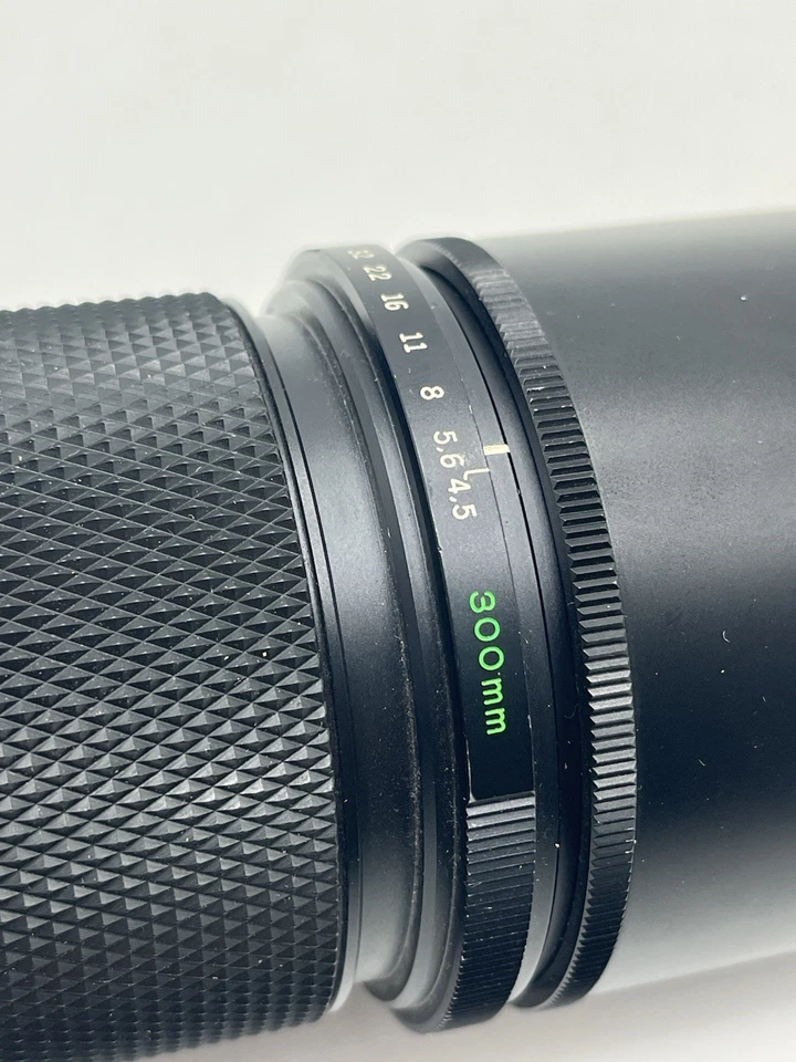  Olympus OM System Zuiko MC Auto-T 300mm f/4.5 MF Telephoto Lens Japan  - Image 4 of 4