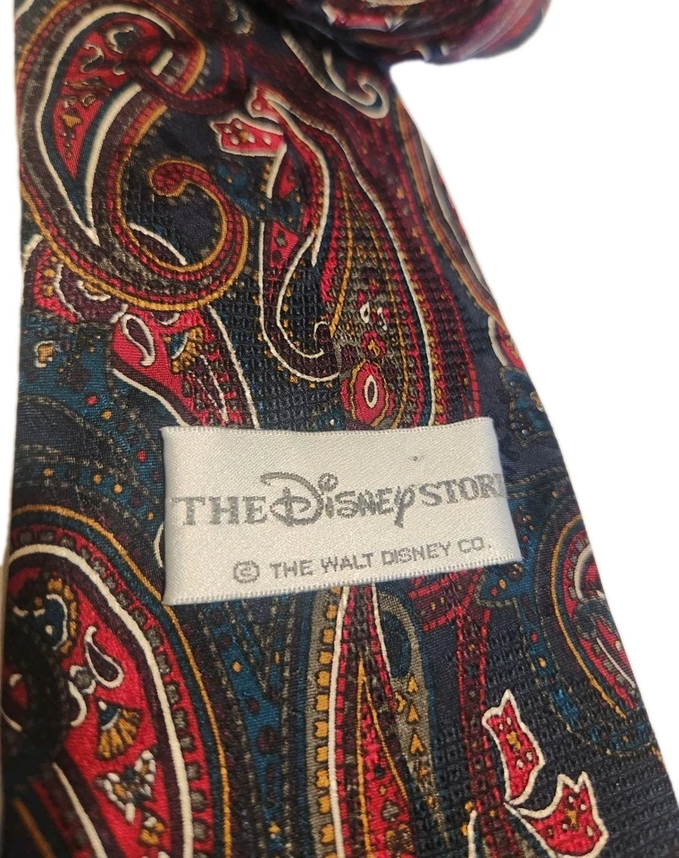 (2) Corbatas de colección Walt Disney World 100 % seda para hombre Mickey Mouse Foto 4 de 4