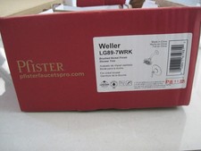 Pfister LG89-7WRK Weller 1-Handle Shower Only Trim Kit in Brushed Nickel