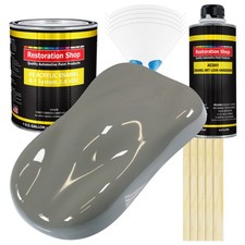 Restoration Shop Dove Gray Acrylic Enamel Gallon Kit Auto Paint Restoration Shop Dove Gray Acrylic Enamel Gallon Kit Auto Paint