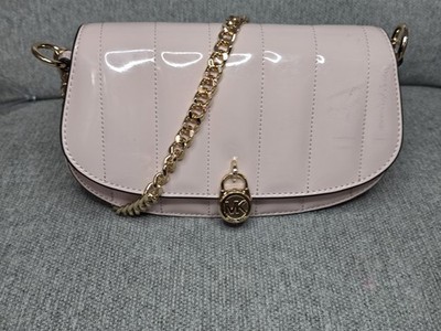 Michael Kors Mila Small Convertible Crossbody Bag In Patent Leather. See Details
