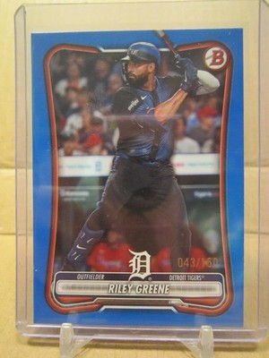 Riley Greene 2026 Bowman #48 Blue Paper 43/150