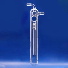 For Laboratory Glassware Glass Oil Bubbler Leakproof Type Liquid Sealing Tube