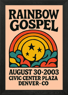 Rainbow Gospel August 30, 2003 Post Framed Wall Art Poster Canvas Print Picture