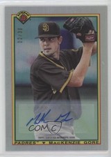 2020 Bowman 1990 Bowman Auto 12/30 Mackenzie Gore #90B-MG Auto 07i7