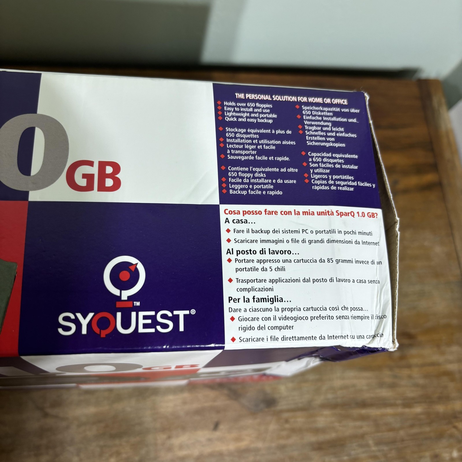 NEW SyQuest SparQ 1.0GB EIDE Internal Removable Drive Kit Complete Box