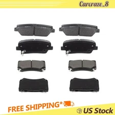 Front Rear Brake Pads Set Brakes for Hyundai Equus 4.6L 2011