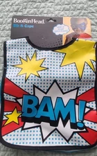 Super Hero Bib with Cape! (BAM and Lightning strike cape)