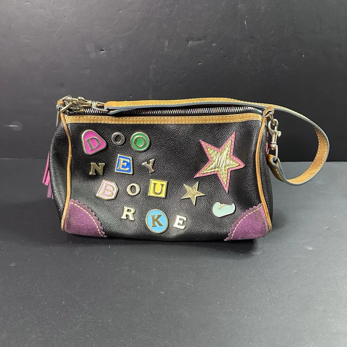 Dooney & Bourke Multicolor Y2K Logo Round Backpack Bag Charm Silver Hardware Y2K Dooney & Bourke Lindsay Lohan Backpack | Mercari main image 4