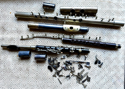 Blasinstrument Musikinstrument Ersatzteile für Oboe Klarinette ALT aus Sammlung