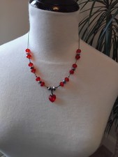 Red Heart Shaped Necklace