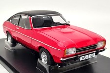 Touring 1/18 Ford Capri MK2 Ghia 3.0 1974/1977 Red LHD LOCK Diecast model car