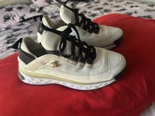 Chanel Womens CC Cap Toe Logo Sneakers Suede ...
