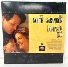 Lorenzo's Oil Laserdisc 41547 Widescreen LD WS Laser Disc Nick Nolte Sarandon