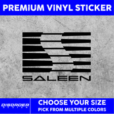 Saleen Mustang Vinyl Sticker Performance Car Truck Window Laptop Folder Color