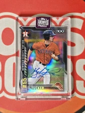 2025 TOPPS ARCHIVES SIGNATURE SERIES BASEBALL #55 KYLE TUCKER AUTO /5