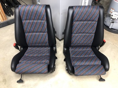 BMW E30 325i 325i M3 M TECH UPHOLSTERY SPORT SEAT KIT GERMAN VINYL BEAUTIFUL NEW