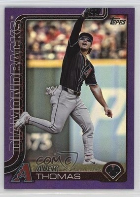 2025 Topps Series 2 Purple Rainbow Foilboard /250 Alek Thomas #428 0qw2