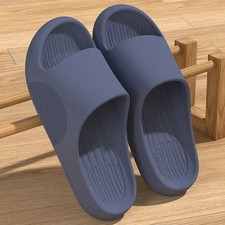 Men's Oversized Eva Slippers with Thick Soft Sole - Odor Resistant Indoor/Outdoo