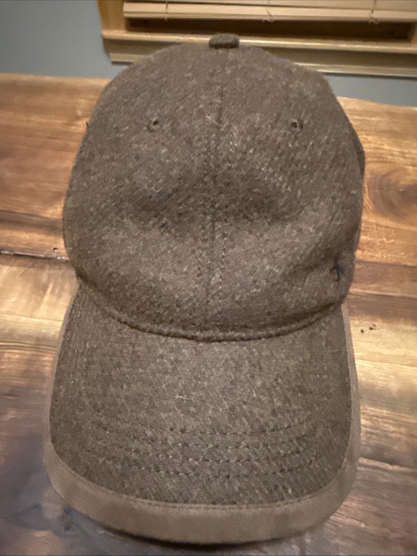 Original Penguin Brown Newsboy Ball Cap Hat Classic Tweed Style Men's Golf