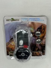 Repti Zoo Digital Thermo-Hygrometer 4-Side Mount LCD Temp Humidity Gauge ,- New