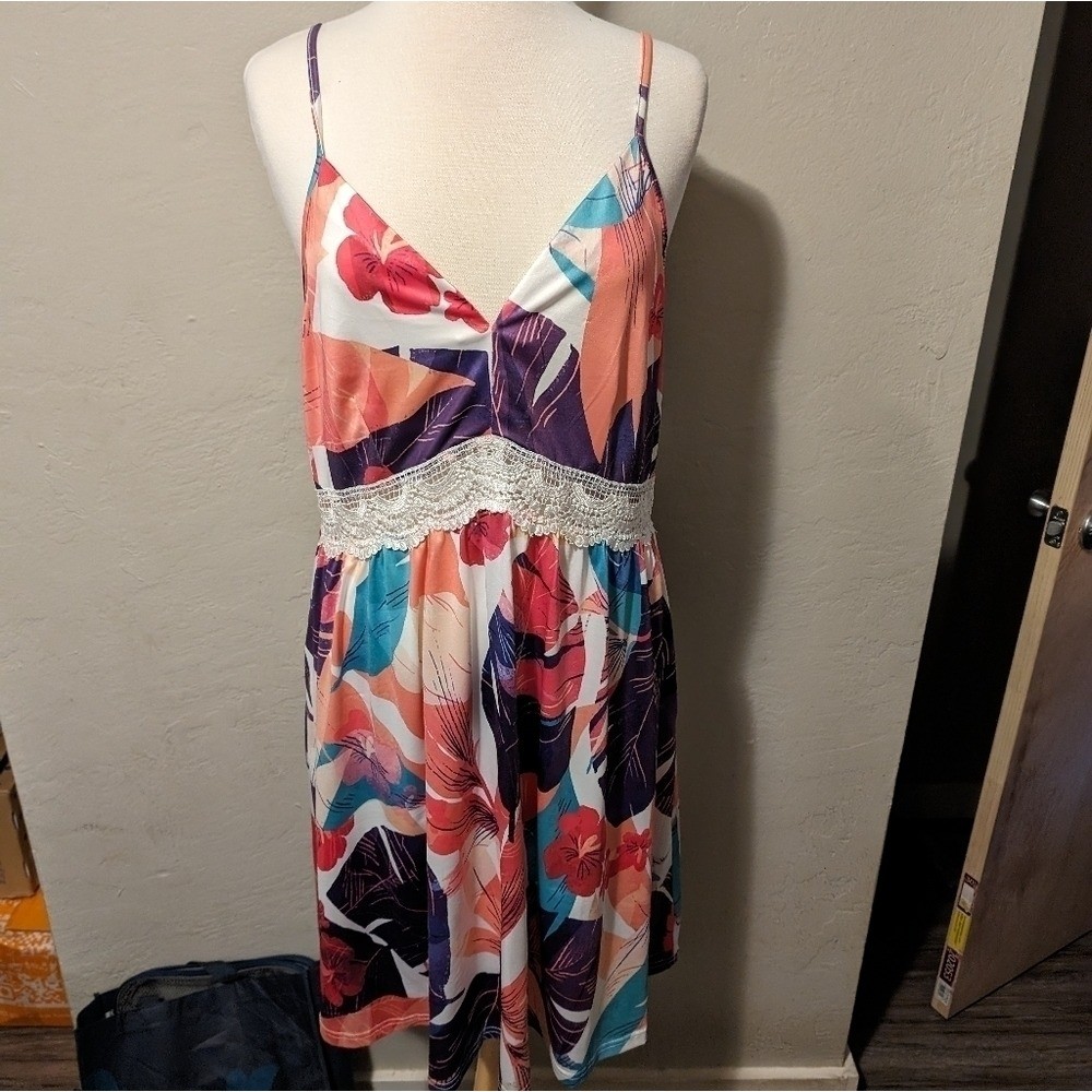 Spring Pattern Dress - image 1