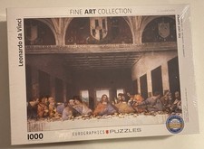 EuroGraphics The Last Supper by Leonard Da Vinci Puzzle 1000-Piece- Sealed