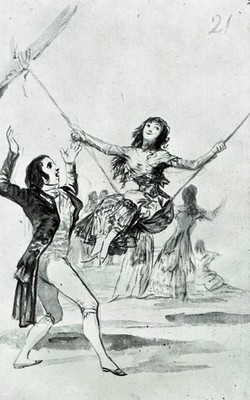 Goya - The Swing 1798 A1-A4 Poster Kunst Gemälde Meister fein klassisch Wanddeko