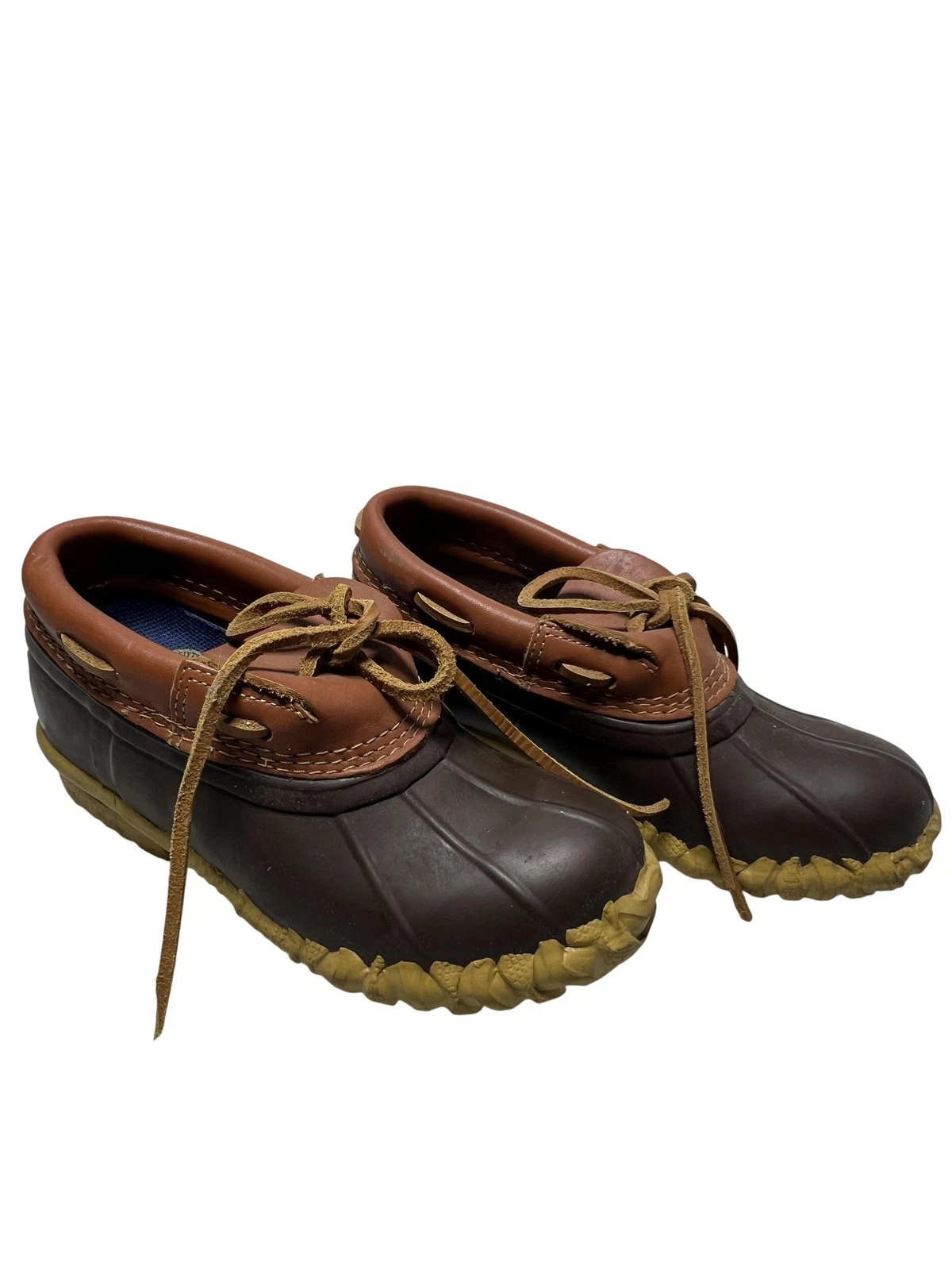 Cabela's Duck Boots Mens Size 6 Brown Leather Waterproof Steel Shank Hunting