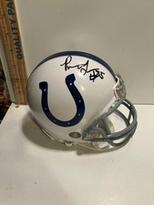 NFL INDIANAPOLIS COLTS PIERRE GACON SIGNED MINI HELMET with COA