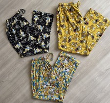 3 Vintage Y2K The Simpsons AOP Lounge Pants Sz M