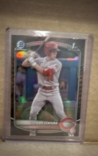 2025 Bowman - Chrome Prospects Sammy Stafura #BCP-100 Reptilian Refractor (RC)