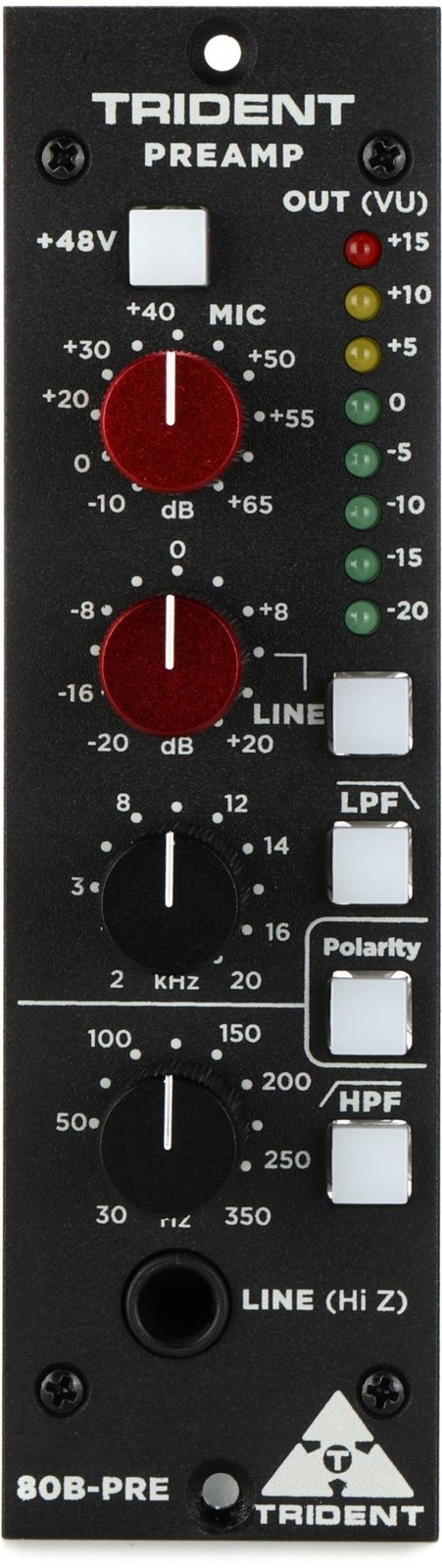 Микрофонный предусилитель Trident Audio Developments 80B серии 500