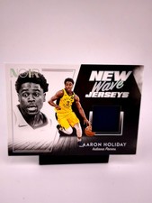 Aaron Holiday RC /99 WORN PATCH 2018-19 Panini Noir NBA Indiana Pacers 