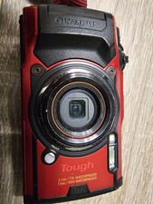 Olympus Tough TG-6 12.0MP Point Shoot Digital Camera - Red. READ