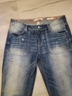 Vintage American   Straight Jeans  Women's Size 4/27 Blue Distressed Denim — photo 2