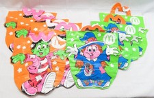 McDonald's Trick or Treat Bags Lot of 9 Frankenstein  Witch 1990