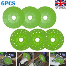 6 Pack 4.5 Inch (115mm) Diamond Grit Rock Slab Grinding Disc for Cutting Tool UK