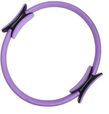 POPETPOP Purple Pilates Ring Circle Yoga Accessory Resistance Band for...