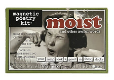MAGNETIC POETRY Kit MOIST and Other Awful Words Fridge Game NEW NIP SEALED