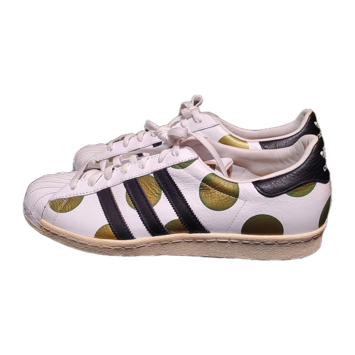 Adidas JEREMY SCOTT SUPERSTAR RIPPLE Polka DOT Shoe gazelle Mens sz 13