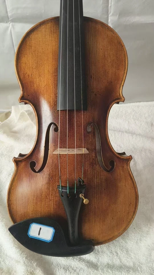 4/4 violin Guarneri Model Flamed maple back spruce top hand Antique Style No1 - Image 3 of 4