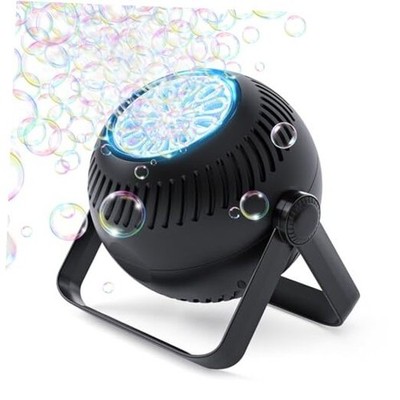 2026 Bubble Machine, 20000+ Bubbles Rechargeable Bubble Maker, Automatic Black