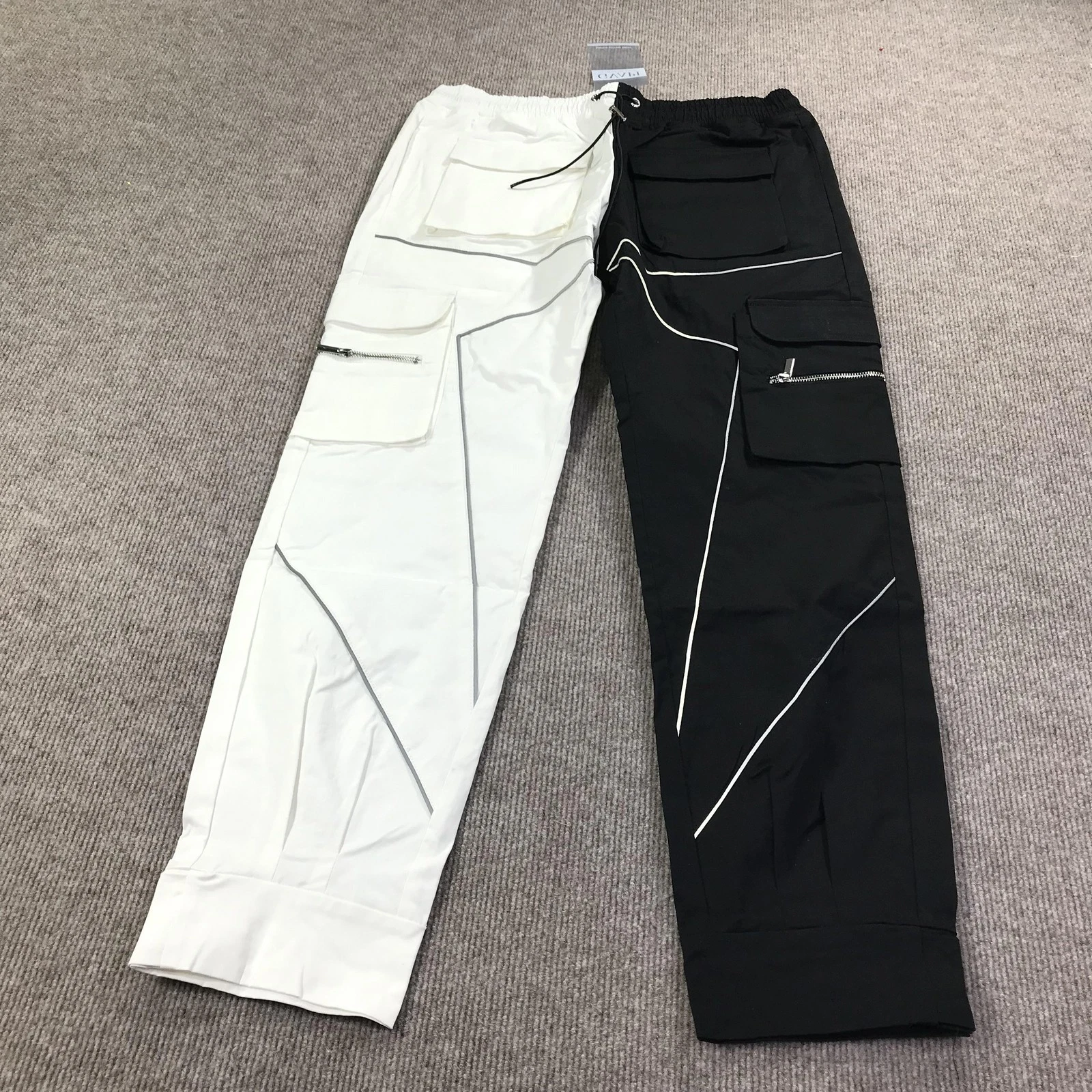 GVAPI Pants Mens 36 Limited Edition Patchwork Cargo Reflective Techwear