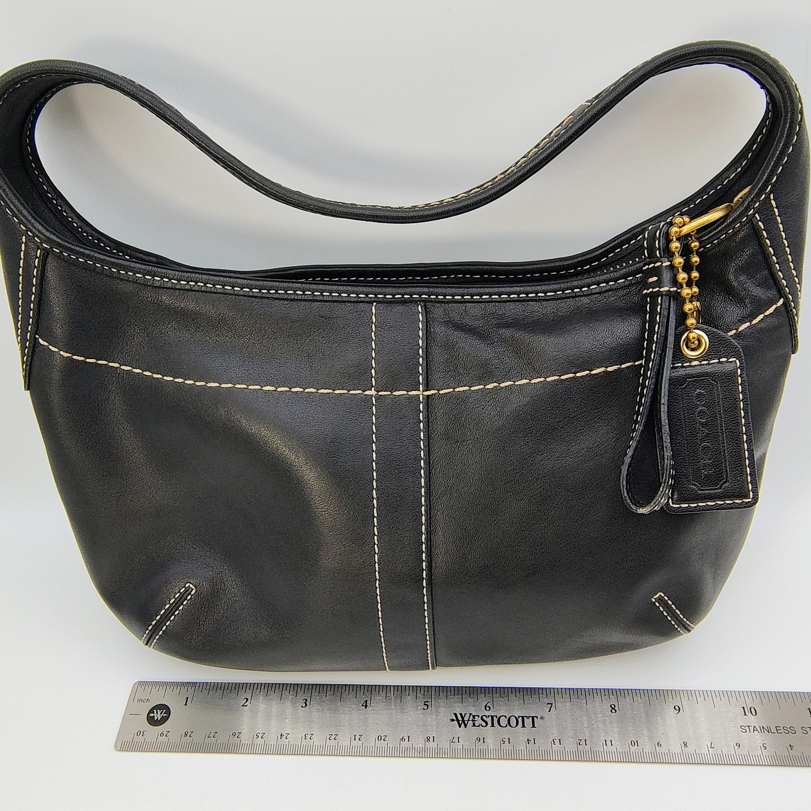 Coach Ergo 10739 Black Leather Small Hobo Shoulder Ba… - Gem
