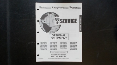 #ad OMC Cobra KingCobra Optional Equipment Parts Catalog 987942 1992 $29.99
