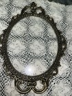 Vintage Brass Victorian Oval Glass Picture Frame. Full measurements  17" x 12 — photo 3