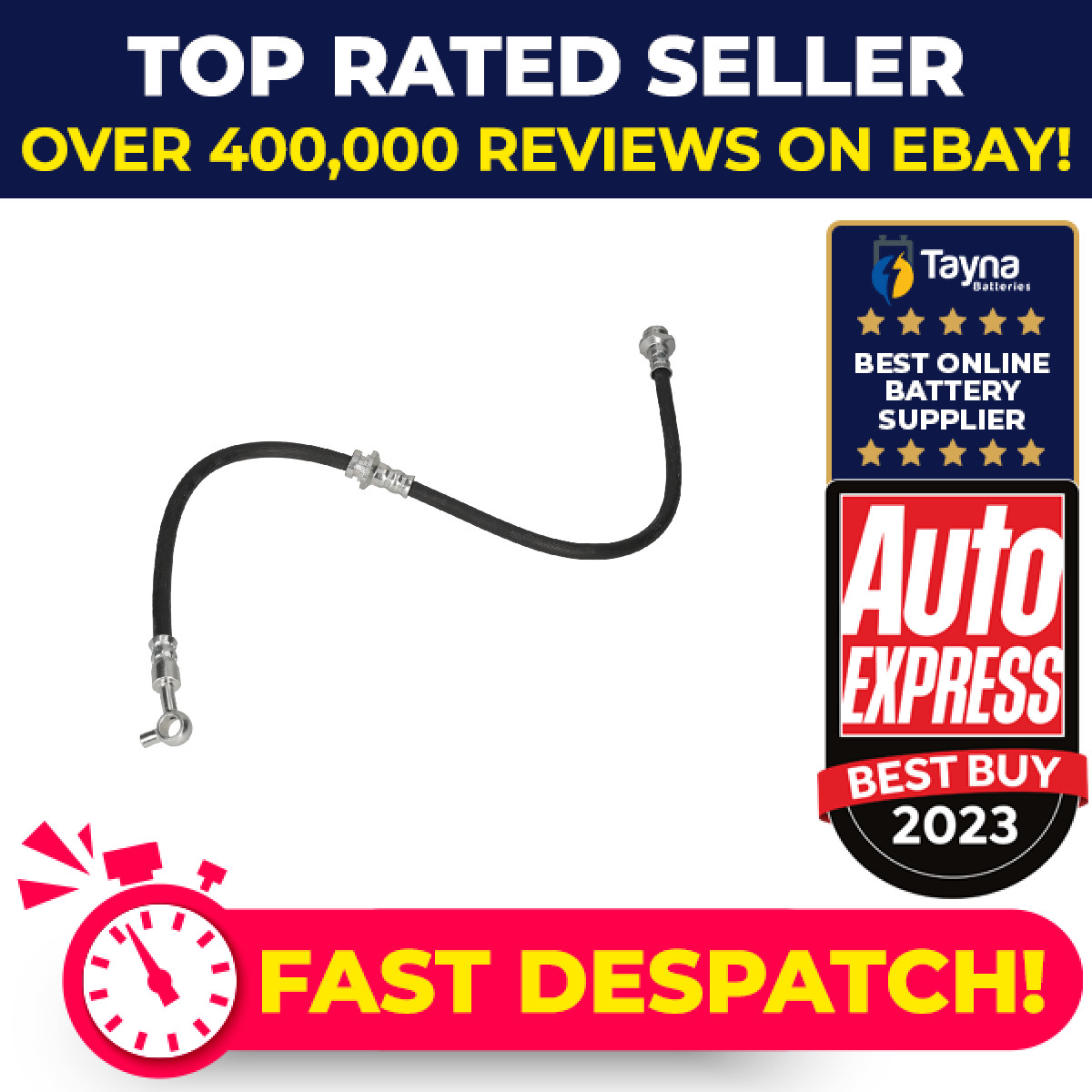 Brake Hose fits NISSAN QASHQAI J11 1.5D Front Right 2017 on Hydraulic Blue Print