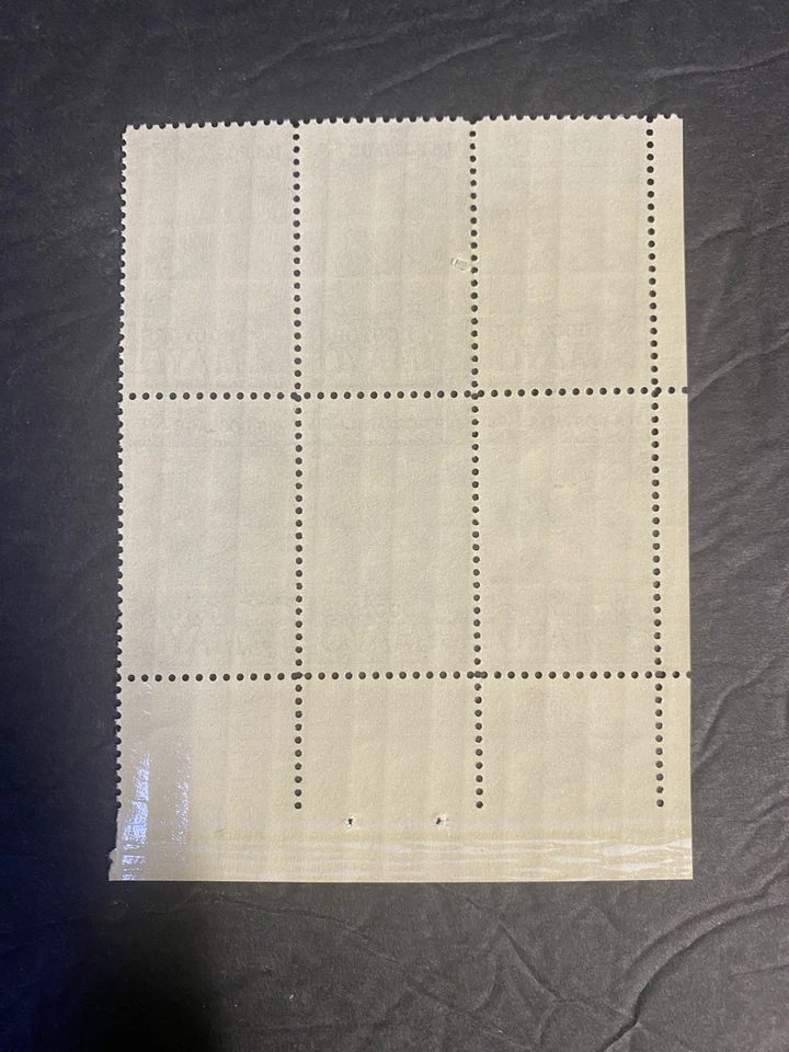 SCOTT MAYO DOCTORS 5 cent BLOCK OF 6 POSTAGE STAMPS MNH - Image 2 of 3